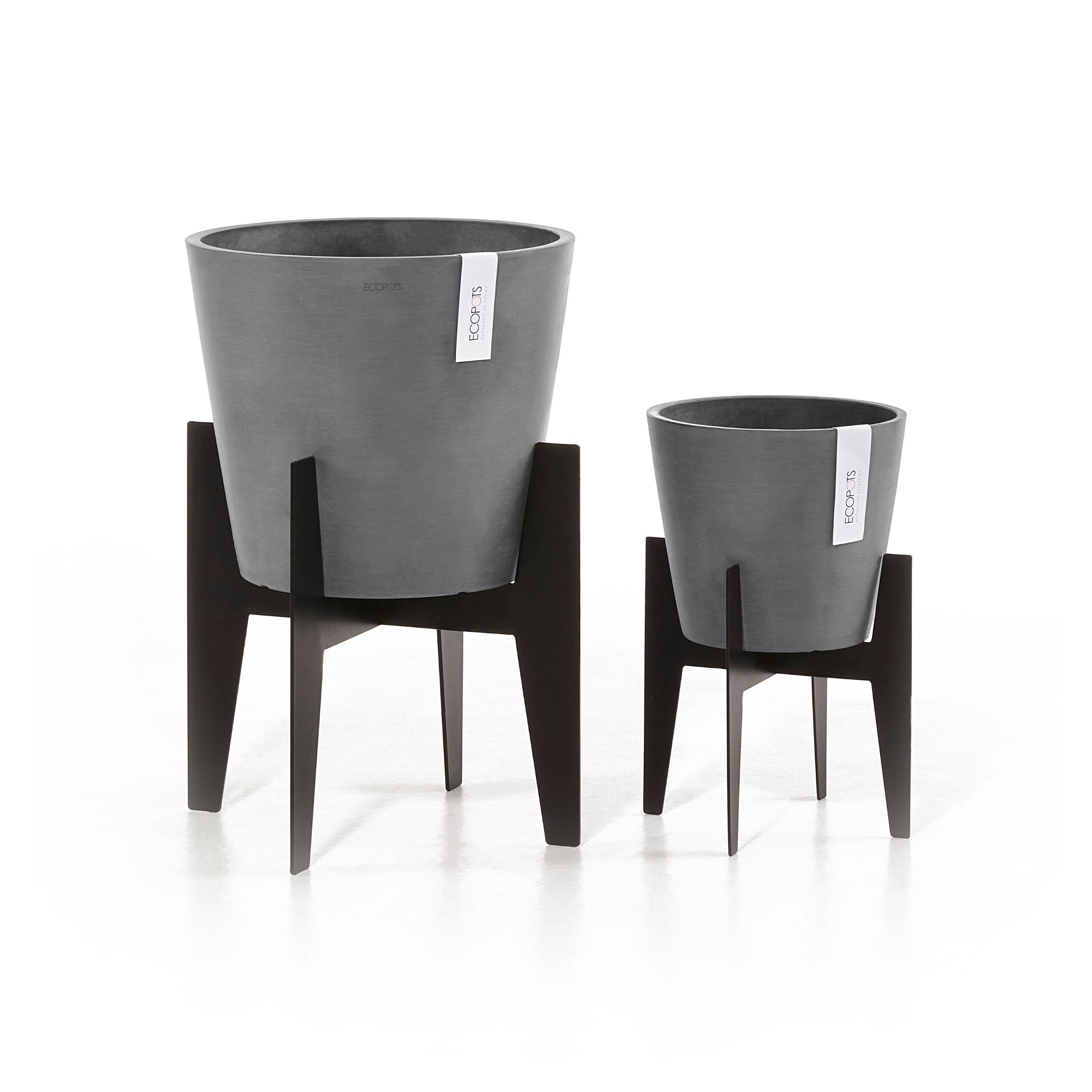 Ecopots Alzate in metallo L22 P22 H22 cm (per Amsterdam 20/Rotterdam 20)