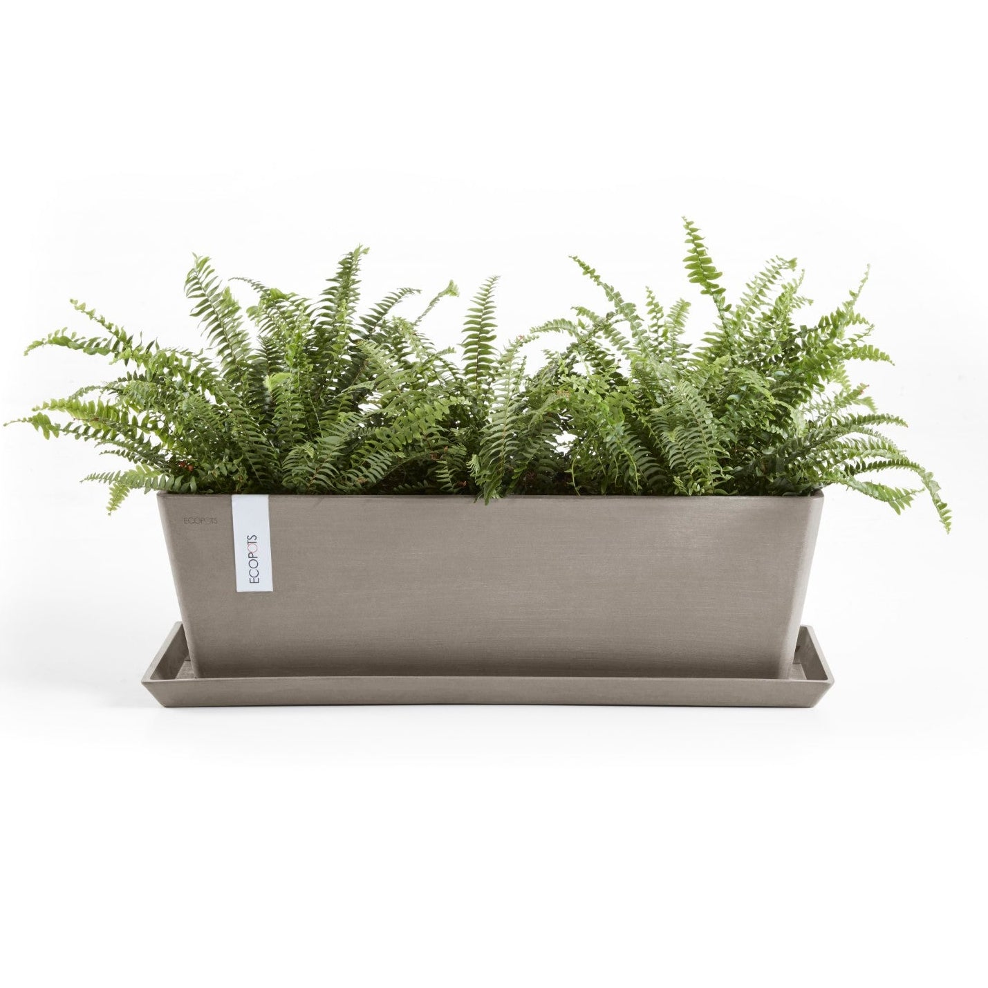 Ecopots Sottovasi rettangolari L43.5 P 15.5 H3.3 cm (per Bruges 45)